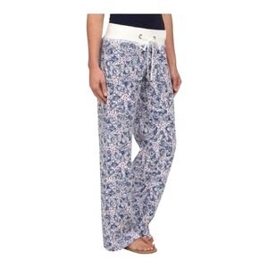 LILLY PULITZER The Beach Pant Size Small Star Crush starfish linen Wide Leg Low